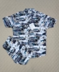 Picture of Men's Summer Shirt and Short  Two Piece Set