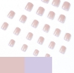 Picture of Small Fresh Purple Edge French Press-On Nails